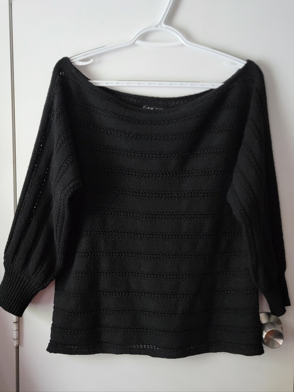 Shein Black Cutout Sweater